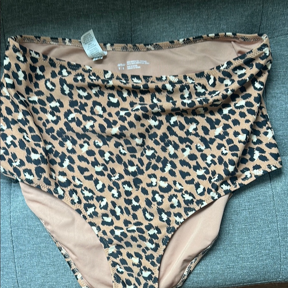 Aerie Leopard Print Bikini Bottom